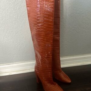 Longchamp Animal Print Boots